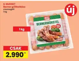 Interspar S-BUDGET Berner grillkolbász ajánlat