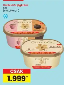 Interspar CARTE D'OR Jégkrém ajánlat