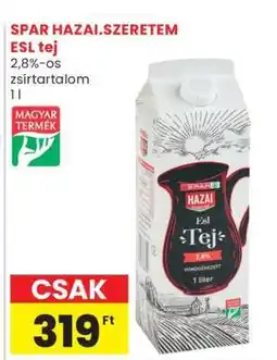 Spar SPAR HAZAI.SZERETEM ESL tej ajánlat