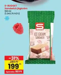 Interspar S-BUDGET Sandwich jégkrém ajánlat