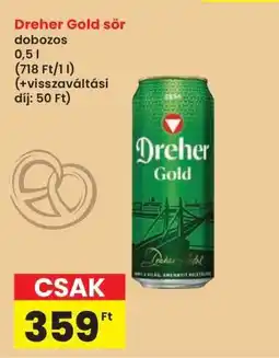 Interspar Dreher Gold sör ajánlat