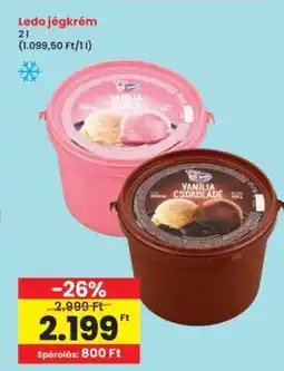 Interspar Ledo jégkrém ajánlat