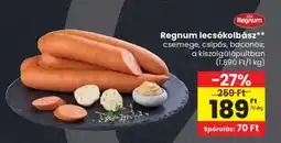 Spar Regnum lecsókolbász ajánlat