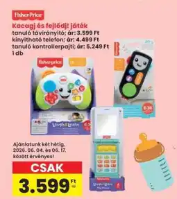 Interspar Kacagj és fejlődj! játék tanuló távirányító ajánlat