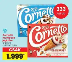 Spar Cornetto multipack jégkrém ajánlat