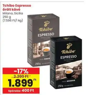 Interspar Tchibo Espresso Őrölt Kávé ajánlat