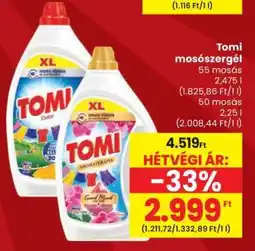 Spar Tomi mosószergél ajánlat