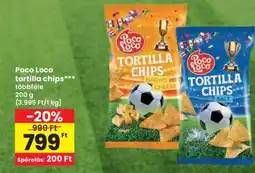 Spar POCO LOCO Tortilla chips ajánlat
