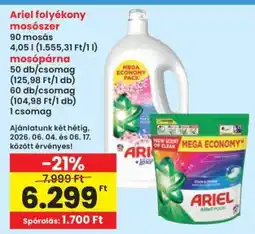 Interspar ARIEL Folyékony mosószer ajánlat