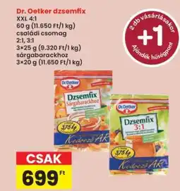 Interspar Dr. Oetker dzsemfix ajánlat