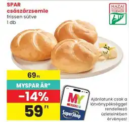 Spar SPAR császárzsemle ajánlat