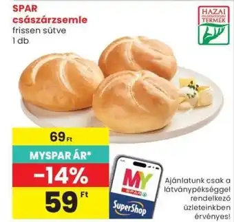 Spar SPAR császárzsemle ajánlat