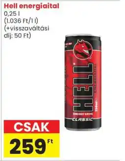Spar HELL Energiaital ajánlat