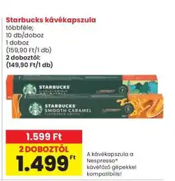 Spar Starbucks kávékapszula ajánlat