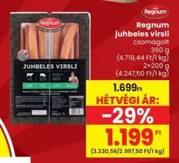 Spar Regnum Juhbeles virsli ajánlat