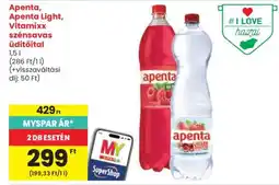 Spar Apenta, Apenta Light, Vitamixx szénsavas üdítőital ajánlat