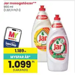 Spar JAR Mosogatószer ajánlat