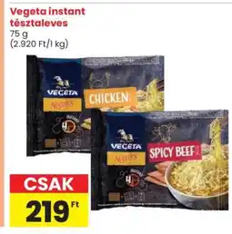 Spar VEGETA Instant tésztaleves ajánlat