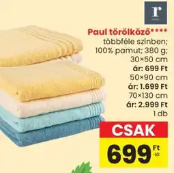 Spar Paul törölköző ajánlat