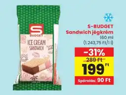 Spar S-BUDGET Sandwich jégkrém ajánlat