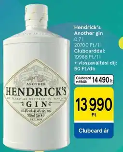 Tesco Hendrick's Another gin ajánlat