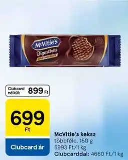 Tesco McVitie's keksz ajánlat
