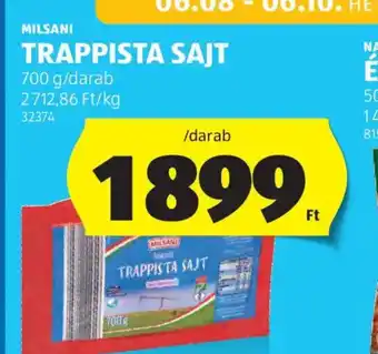 ALDI Milsani Trappista sajt ajánlat