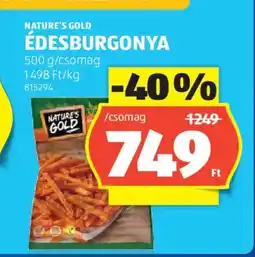 ALDI Natures Gold Édesburgonya ajánlat