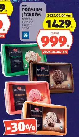 ALDI Mucci prémium jégkrém ajánlat