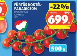 ALDI Fürtös koktélparadicsom ajánlat