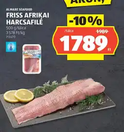 ALDI Almare seafood friss afrikai harcsafilé ajánlat