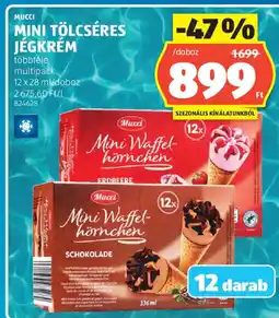 ALDI Mucci mini tölcséres jégkrém ajánlat