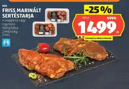 ALDI Bbq friss marinált sertéstarja ajánlat