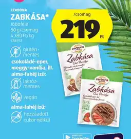 ALDI Cerbona Zabkása ajánlat