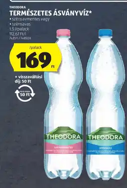 ALDI Theodora Természetes Ásványvíz ajánlat