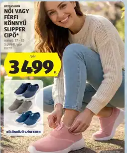 ALDI UP2FASHION Női vagy férfi könnyű slipper cipő ajánlat