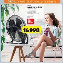 ALDI Ambiano padlóventilátor ajánlat