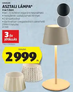 ALDI Casalux asztali lámpa ajánlat