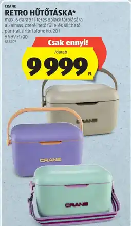ALDI Crane retro hűtőtáska ajánlat