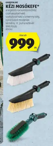 ALDI Gardenline kézi mosókefe ajánlat