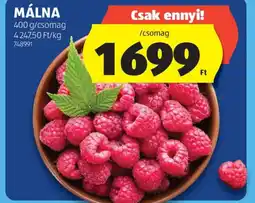 ALDI Málna ajánlat