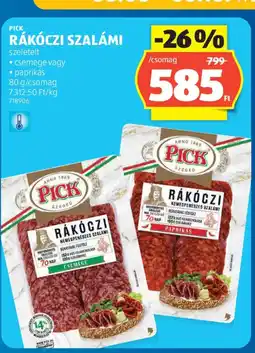 ALDI Pick rákóczi szalámi ajánlat