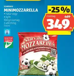 ALDI Szarvasi Minimozzarella ajánlat