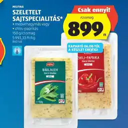 ALDI Milfina szeletelt sajtspecialitás ajánlat
