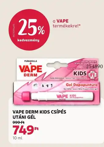 Vape derm kids csípés utáni gél