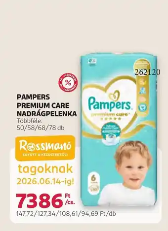 Pampers Premium Care nadrágpelenka