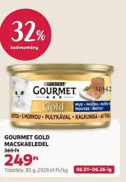 Rossmann Purina Gourmet Gold macskaeledel ajánlat