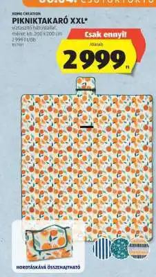 ALDI PIKNIKTAKARÓ XXL ajánlat
