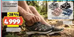 ALDI ADVENTURIDGE Női vagy Férfi Túraszandál ajánlat