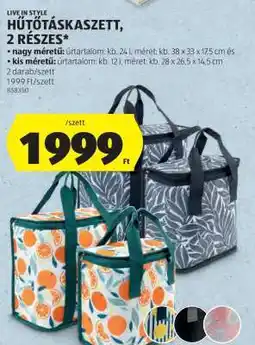 ALDI Hűtőtáskaszett, 2 részes ajánlat